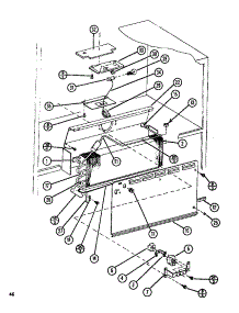 Evaporator (Tl22n / P1106215w) (Tli22n / P1106224w) parts for Amana Top-Mount Refrigerator TLI18N-P1106221W from AppliancePartsPros.com