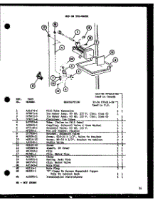 Add On Ice-Maker (Ic-3H / P76213-5W) (Cic-4H / P76213-6W) parts for Amana Top-Mount Refrigerator TLI20J-P7739012W from AppliancePartsPros.com