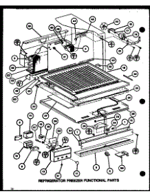 Refrigerator Freezer Functional Parts (Tli18j / P7739025w) (Tli8j / P7739024w) parts for Amana Top-Mount Refrigerator TLI20J-P7739030W from AppliancePartsPros.com