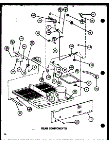Rear Components (Tli18j / P7739025w) (Tl18j / P7739024w) parts for Amana Top-Mount Refrigerator TLI20J-P7739030W from AppliancePartsPros.com