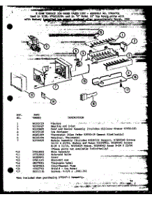 8 Cube Compact Ice Maker (Ic3k / P7621310w) parts for Amana Top-Mount Refrigerator TLI20K-P7803227W from AppliancePartsPros.com