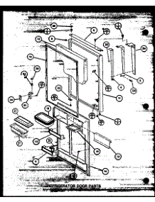 Refrigerator Door Parts (Tl18m / P7858511w) (Tl18m / P7858512w) (Tli18m / P7858521w) (Tli18m / P7858522w) parts for Amana Top-Mount Refrigerator TLI20M-P7858523W from AppliancePartsPros.com
