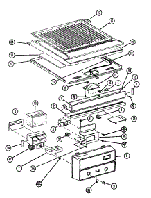 Controls (Tl22n / P1106215w) (Tli22n / P1106224w) parts for Amana Top-Mount Refrigerator TLI20N-P1106223W from AppliancePartsPros.com