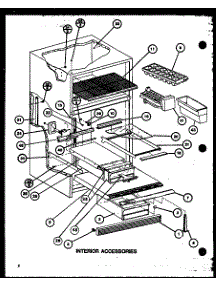 Interior Accessories (Tli22j / P7739040w) parts for Amana Top-Mount Refrigerator TLI22J-P7739040W from AppliancePartsPros.com