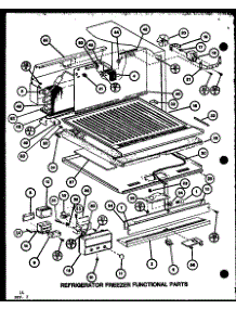 Refrigerator Freezer Functional Parts (Tl18k / P7803221w) (Tl18k / P7803222w) (Tli18k / P7803223w) (Tli18k / P7803224w) (Tli18k / P7803245w) (Tli18k / P7803246w) parts for Amana Top-Mount Refrigerator TLI22K-P7859207W from AppliancePartsPros.com