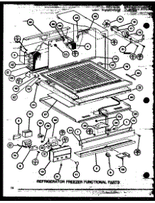 Refrigerator Freezer Functional Parts (Tl20m / P7858513w) (Tl20m / P7858514w) (Tli20m / P7858523w) (Tli20m / P7858524w) parts for Amana Top-Mount Refrigerator TLI22M-P7858525W from AppliancePartsPros.com
