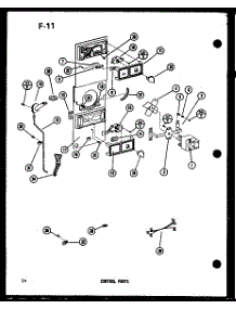 Control Parts (Tm14g-1-C / P75658-13Wc) (Tm14g-1 / P75658-13W) (Tm14g-1-L / P75658-13Wl) (Tm14g-1-A / P75658-13Wa) (Tm14g-1-G / P75658-13Wg) (Tm16f-1 / P75658-12W) (Tm16f-1-G / P75658-12Wg) (Tm16f-1-A / P75658-12Wa) (Tm16f-1-C / P75658-12Wc) (Tm16f-1-L / P75658-12Wl) parts for Amana Top-Mount Refrigerator TM14G-1-G-P75658-13WG from AppliancePartsPros.com