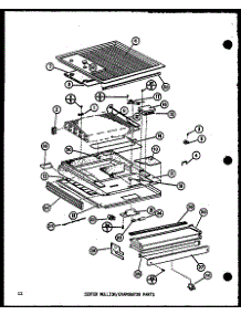 Center Mullion / Evaporator Parts (Tm14g-C / P75658-14Wc) (Tm14g / P75658-14W) (Tm14g-A / P75658-14Wa) (Tm14g-L / P75658-14Wl) (Tm14g-G / P75658-14Wg) (Tm14g-1 / P75658-15W) (Tm14g-1-G / P75658-15Wg) (Tm14g-1-A / P75658-15Wa) (Tm14g-1-C / P75658-15Wc) (Tm14g-1-L / P75658-15Wl) parts for Amana Top-Mount Refrigerator TM14G-1-L-P75658-15WL from AppliancePartsPros.com