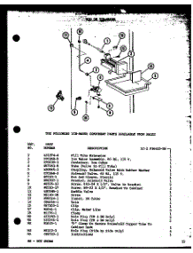 Add On Ice-Maker (Ic-2 / P36415-5W) parts for Amana Top-Mount Refrigerator TM14H-L-P77052-3WL from AppliancePartsPros.com