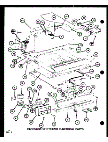 Refrigerator Preezer Functional Parts (Tm18spg / P76512-13W) (Tm18spg / P76512-14W) (Tm18g / P76512-15W) (Tm18g / P76512-16W) (Tm18spg / P76512-22W) (Tm18spg / P76512-23W) parts for Amana Top-Mount Refrigerator TM16G-P76512-17W from AppliancePartsPros.com
