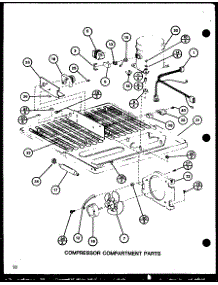 Compressor Compartment Parts (Tm20h / P7711011w) (Tm20h / P7711012w) (Tr20h / P7711013w) (Tr20h / P7711014w) (Tc20h / P7711015w) (Tc20h / P7711016w) parts for Amana Top-Mount Refrigerator TM16H-P7711001W from AppliancePartsPros.com