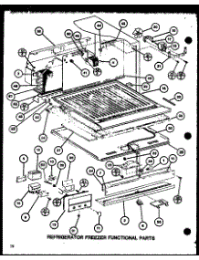 Refrigerator Freezer Functional Parts (Tm16j / P7739001w) (Tr16j / P7739002w) parts for Amana Top-Mount Refrigerator TM16J-P7739001W from AppliancePartsPros.com