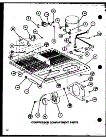 Compressor Compartment Parts (Tm16k1 / P7791108w) (Tm16k1 / P7791109w) (Tm16k / P7791110w) (Tm16k / P7791111w) (Tmi16k / P7791112w) (Tmi16k / P7791113w) parts for Amana Top-Mount Refrigerator TM16K1-P7791109W from AppliancePartsPros.com