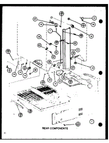 Rear Components (Tm16m / P7859208w) (Tm16m / P7859209w) (Tm16m1 / P7859210w) (Tm16m1 / P7859211w) parts for Amana Top-Mount Refrigerator TM16M-P7859208W from AppliancePartsPros.com