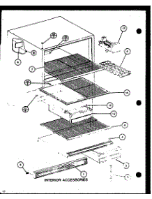 Interior Accessories (Tm18m / P7859212w) (Tm18m / P7859213w) parts for Amana Top-Mount Refrigerator TM16M-P7859208W from AppliancePartsPros.com