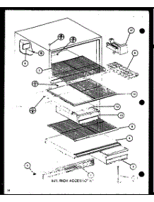 Interior Accessories (Tm20m / P7859216w) (Tm20m / P7859217w) parts for Amana Top-Mount Refrigerator TM16M-P7859208W from AppliancePartsPros.com