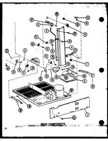 Rear Components (Tm16n / P1102101w) (Tm16n / P1102102w) (Tm16n1 / P1102116w) (Tm16n1 / P1102117w) parts for Amana Top-Mount Refrigerator TM16N-P1102102W from AppliancePartsPros.com