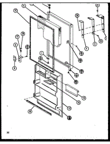 (Tm20n / P1106105w) (Tm20n / P1106106w) parts for Amana Top-Mount Refrigerator TM16N-P1106102W from AppliancePartsPros.com