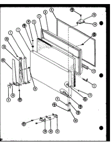 (Tm18n / P1106103w) (Tm18n / P1106104w) parts for Amana Top-Mount Refrigerator TM16N1-P1106117W from AppliancePartsPros.com