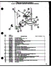 Add-On Icemaker parts for Amana Top-Mount Refrigerator TM16QBL-P1111201WL from AppliancePartsPros.com