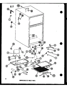 Compressor / Ice Maker Parts (Tm14g-C / P75658-8Wc) (Tm14g / P75658-8W) (Tm14g-L / P75658-8Wl) (Tm14g-A / P75658-8Wa) (Tm14g-G / P75658-8Wg) (Tm16sp / P75658-7W) (Tm16sp-G / P75658-7Wg) (Tm16sp-A / P75658-7Wa) (Tm16sp-C / P75658-7Wc) (Tm16sp-L / P75658-7Wl) parts for Amana Top-Mount Refrigerator TM16SP-G-P75658-7WG from AppliancePartsPros.com