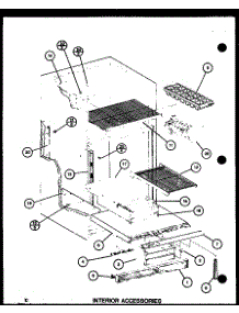 Interior Accessories (Tr16g / P7651209w) parts for Amana Top-Mount Refrigerator TM16SPG-P7651212W from AppliancePartsPros.com