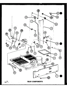 Rear Components (Tm16g / P7651208w) (Tr16g / P7651209w) (Tm16spg / P7651212w) parts for Amana Top-Mount Refrigerator TM16SPG-P7651212W from AppliancePartsPros.com
