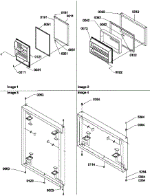 Door Assemblies parts for Amana Top-Mount Refrigerator TM17TBW-P1305901WW from AppliancePartsPros.com