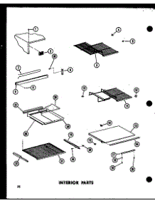Interior Parts (Tc20d / P73500-29W) (Tm20d / P73500-31W) parts for Amana Top-Mount Refrigerator TM18D-P73500-30W from AppliancePartsPros.com