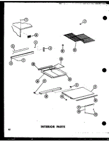 Interior Parts (Td23d / P73500-26W) parts for Amana Top-Mount Refrigerator TM18D-P73500-30W from AppliancePartsPros.com