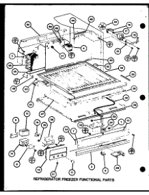 Refrigerator Freezer Functional Parts (Tm18h / P7711005w) (Tm18h / P7711006w) (Tr18h / P7711007w) (Tr18h / P7711008w) (Tc18h / P7711009w) (Tc18h / P7711010w) parts for Amana Top-Mount Refrigerator TM18H-P7711006W from AppliancePartsPros.com