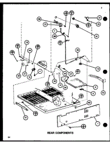 Rear Components (Tc22h / P7711034w) (Tc22h / P7711035w) parts for Amana Top-Mount Refrigerator TM18H-P7711032W from AppliancePartsPros.com