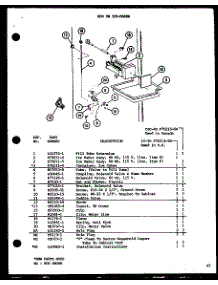 Add On Ice-Maker (Ic-3H / P76213-5W) (Cic-4H / P76213-6W) parts for Amana Top-Mount Refrigerator TM18H-P7711032W from AppliancePartsPros.com