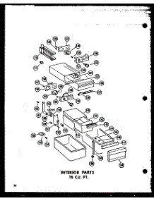 Interior Parts 16 Cu. Ft. (T16j / P60178-1W) (T16j-C / P60178-1Wc) (T16j-A / P60178-1Wa) (Tr16j / P60178-2W) (Tr16j-C / P60178-2Wc) (Tr16j-Ag / P60178-2Wg) (Tr16j-A / P60178-2Wa) (Et16j / P60178-7W) parts for Amana Top-Mount Refrigerator TM18J-A-P60178-3WA from AppliancePartsPros.com