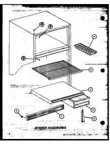 Interior Accessories parts for Amana Top-Mount Refrigerator TM18J2-P7859214W from AppliancePartsPros.com