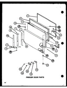 Freezer Door Parts (Tm20k / P7791118w) (Tm20k / P7791119w) (Tmi20k / P7791120w) (Tmi20k / P7791121w) parts for Amana Top-Mount Refrigerator TM18K-P7791115W from AppliancePartsPros.com