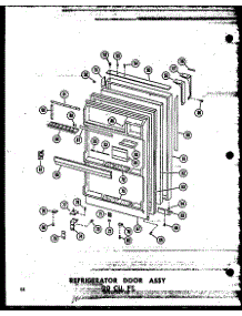 Refrigerator Door Assy 20 Cu. Ft. (Tr20n-C / P60236-32Wc) (Tr20n-A / P60236-32Wa) (Tr20n / P60236-32W) (Tr20n-Ag / P60236-32Wg) (Tr20n / P60236-46W) (Tr20n-C / P60236-46Wc) (Tr20n-Ag / P60236-46Wg) (Tr20n-A / P60236-46Wa) (Td20n / P60236-33W) (Td20n-C / P60236-33Wc) (Td20n-A parts for Amana Top-Mount Refrigerator TM18N-AG-P60236-44WG from AppliancePartsPros.com