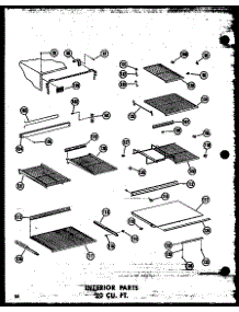 Interior Parts 20 Cu. Ft. (Tr20n-C / P60236-54Wc) (Tr20n-A / P60236-54Wa) (Tr20n / P60236-54W) (Tr20n-Ag / P60236-54Wg) (Tr20n / P60236-63W) (Tr20n-C / P60236-63Wc) (Tr20n-Ag / P60236-63Wg) (Tr20n-A / P60236-63Wa) (Td20n / P60236-55W) (Td20n-C / P60236-55Wc) (Td20n-Ag / P60236 parts for Amana Top-Mount Refrigerator TM18N-C-P60236-61WC from AppliancePartsPros.com