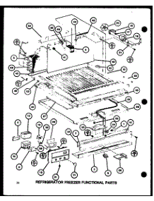 Refrigerator Freezer Functional Parts (Tm20g / P76512-19W) (Tm20g / P76512-20W) parts for Amana Top-Mount Refrigerator TM18SPG-P76512-13W from AppliancePartsPros.com