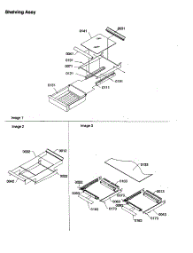 Shelving Assembly parts for Amana Top-Mount Refrigerator TM18V2L-P1318006WL from AppliancePartsPros.com
