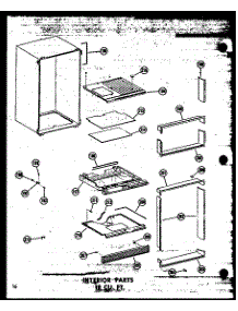 Interior Parts 18 Cu. Ft. (Tm18w-C / P60303-56Wc) (Tm18w-A / P60303-56Wa) (Tm18w / P60303-56W) (Tm18w-Ag / P60303-56Wg) (Tm18w / P60303-57W) (Tm18w-Ag / P60303-57Wg) (Tm18w-C / P60303-57Wc) (Tm18w-A / P60303-57Wa) parts for Amana Top-Mount Refrigerator TM18W-A-P60303-56WA from AppliancePartsPros.com