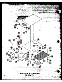Compressor & Condenser 20 Cu. Ft. (Td20w-A / P60303-62Wa) (Td20w-C / P60303-62Wc) (Td20w-Ag / P60303-62Wg) (Td20w / P60303-62W) parts for Amana Top-Mount Refrigerator TM18W-A-P60303-56WA from AppliancePartsPros.com