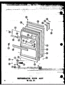 Refrigerator Door Assy 18 Cu. Ft. (Tm18w-C / P60303-56Wc) (Tm18w-A / P60303-56Wa) (Tm18w / P60303-56W) (Tm18w-Ag / P60303-56Wg) (Tm18w / P60303-57W) (Tm18w-Ag / P60303-57Wg) (Tm18w-C / P60303-57Wc) (Tm18w-A / P60303-57Wa) parts for Amana Top-Mount Refrigerator TM18W-A-P60303-57WA from AppliancePartsPros.com