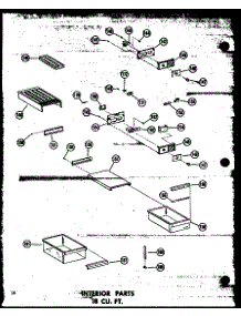 Interior Parts Cu. Ft. (Tm18w-C / P60303-56Wc) (Tm18w-A / P60303-56Wa) (Tm18w / P60303-56W) (Tm18w-Ag / P60303-56Wg) (Tm18w / P60303-57W) (Tm18w-Ag / P60303-57Wg) (Tm18w-C / P60303-57Wc) (Tm18w-A / P60303-57Wa) parts for Amana Top-Mount Refrigerator TM18W-AG-P60303-56WG from AppliancePartsPros.com