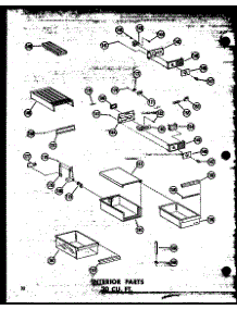 Interior Parts 20 Cu. Ft. (Td20w-A / P60303-62Wa) (Td20w-C / P60303-62Wc) (Td20w-Ag / P60303-62Wg) (Td20w / P60303-62W) parts for Amana Top-Mount Refrigerator TM18W-AG-P60303-57WG from AppliancePartsPros.com