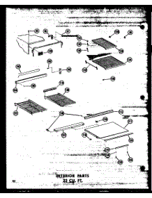 Interior Parts 23 Cu. Ft. (Td23w / P60303-39W) parts for Amana Top-Mount Refrigerator TM18W-P60303-35W from AppliancePartsPros.com