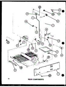 Rear Components (Tm20g / P76512-19W) (Tm20g / P76512-20W) parts for Amana Top-Mount Refrigerator TM20G-P75535-19W from AppliancePartsPros.com
