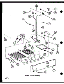 Rear Components (Tm16g / P76512-17W) (Tm16g / P76512-18W) (Tm16spg / P76512-21W) (Tm16g1 / P76512-28W) parts for Amana Top-Mount Refrigerator TM20G-P76512-19W from AppliancePartsPros.com
