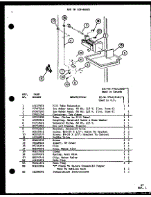 Add On Ice-Maker (Ic-3H / P7621305w) parts for Amana Top-Mount Refrigerator TM20H-P7711011W from AppliancePartsPros.com