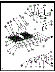 (Tm16n / P1106101w) (Tm16n / P1106102w) (Tm16n1 / P1106116w) (Tm16n1 / P1106117w) parts for Amana Top-Mount Refrigerator TM20N-P1106105W from AppliancePartsPros.com